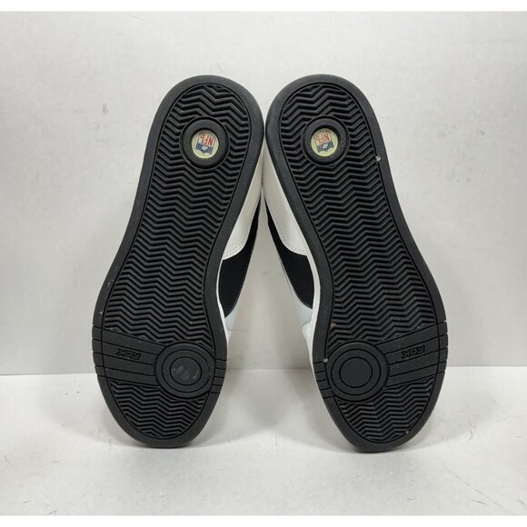 Vintage Reebok NFL Las Vegas Raiders Shoes Men’s Size 10.5 Black Silver Oakland - Picture 6 of 8